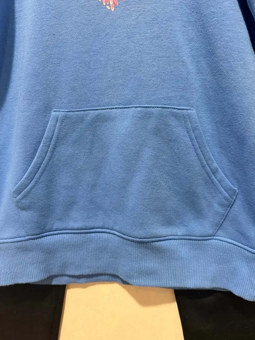 Under Armour Girls Blue Floral Heart Logo Hoodie and Leggings Set